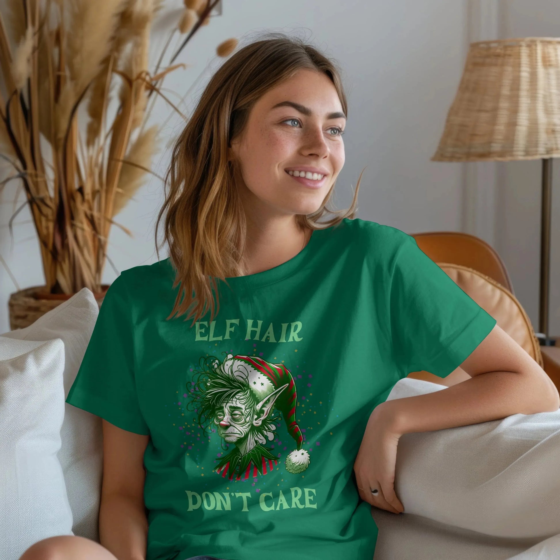 The "Elf Hair Don't Care" Tee