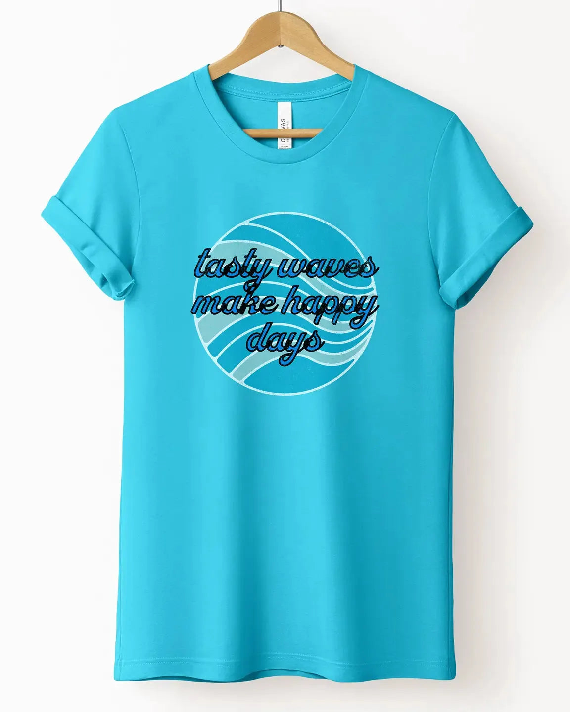 The "Tasty Waves Make Happy Days" Tee