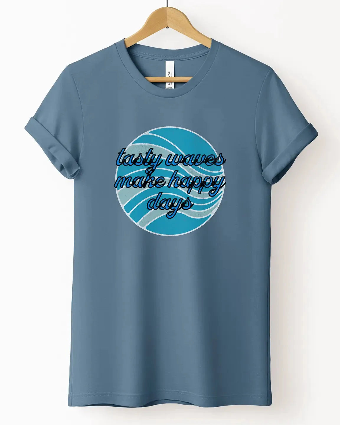 The "Tasty Waves Make Happy Days" Tee