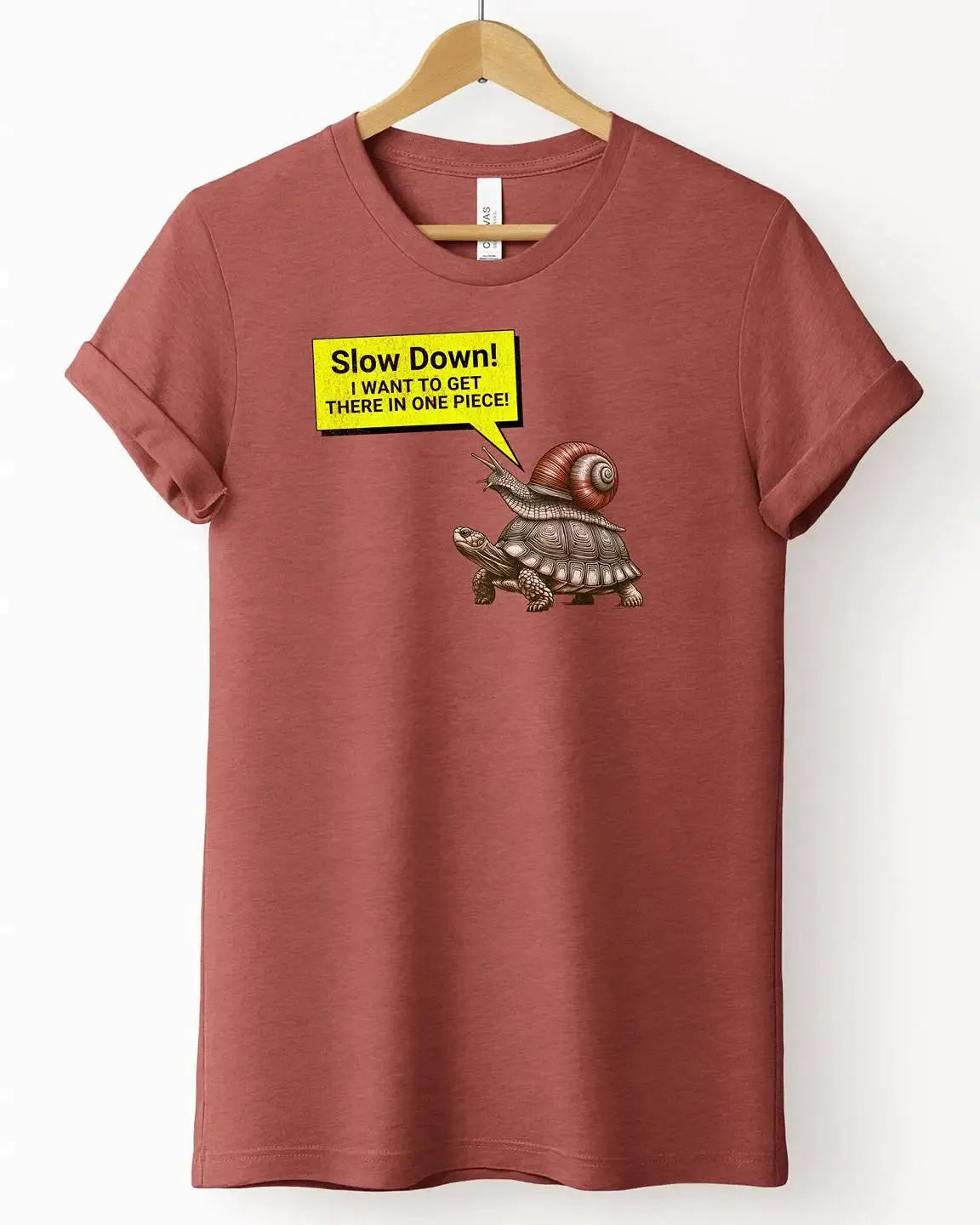 The "Slow Down! I Want To Get There In One Piece!" Tee