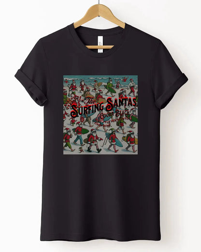 The "Surfing Santas" Tee