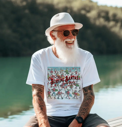 The "Surfing Santas" Tee