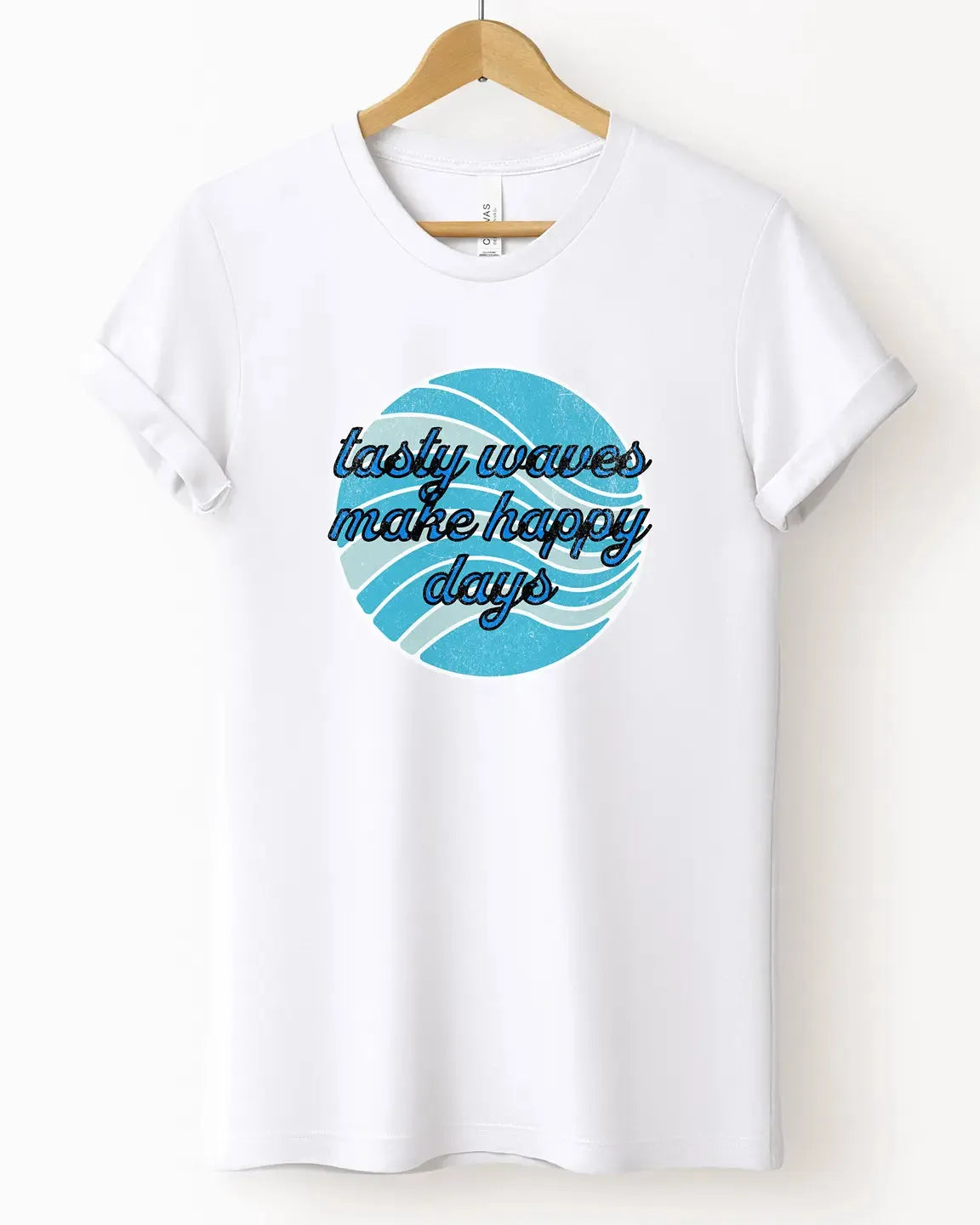 The "Tasty Waves Make Happy Days" Tee